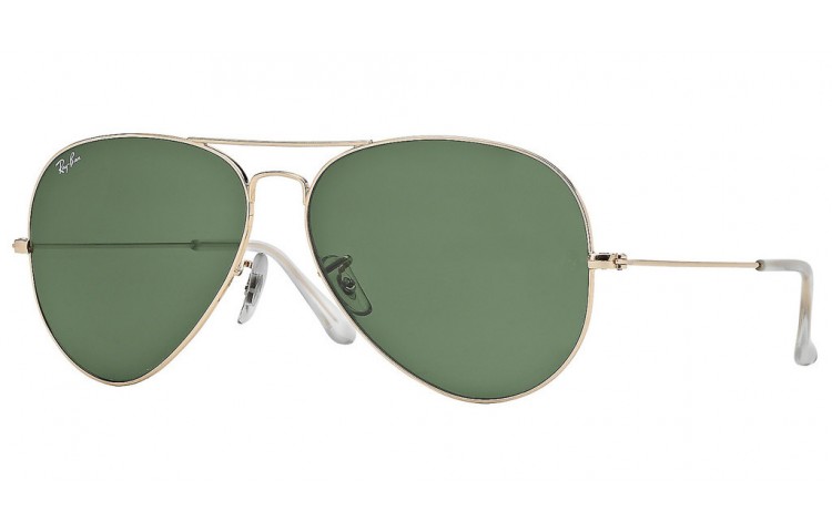 Gafa de sol Ray-Ban 3025 Dorada y Cristal verde